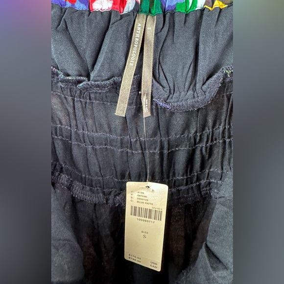 Anthropologie The Somerset Strapless Maxi Dress Blue Floral S NWT - Picture 6 of 6